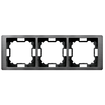 Kontakt-Simon Ramka 3-krotna Basic Neos tytan hydrgrafika (BMRC3/052)