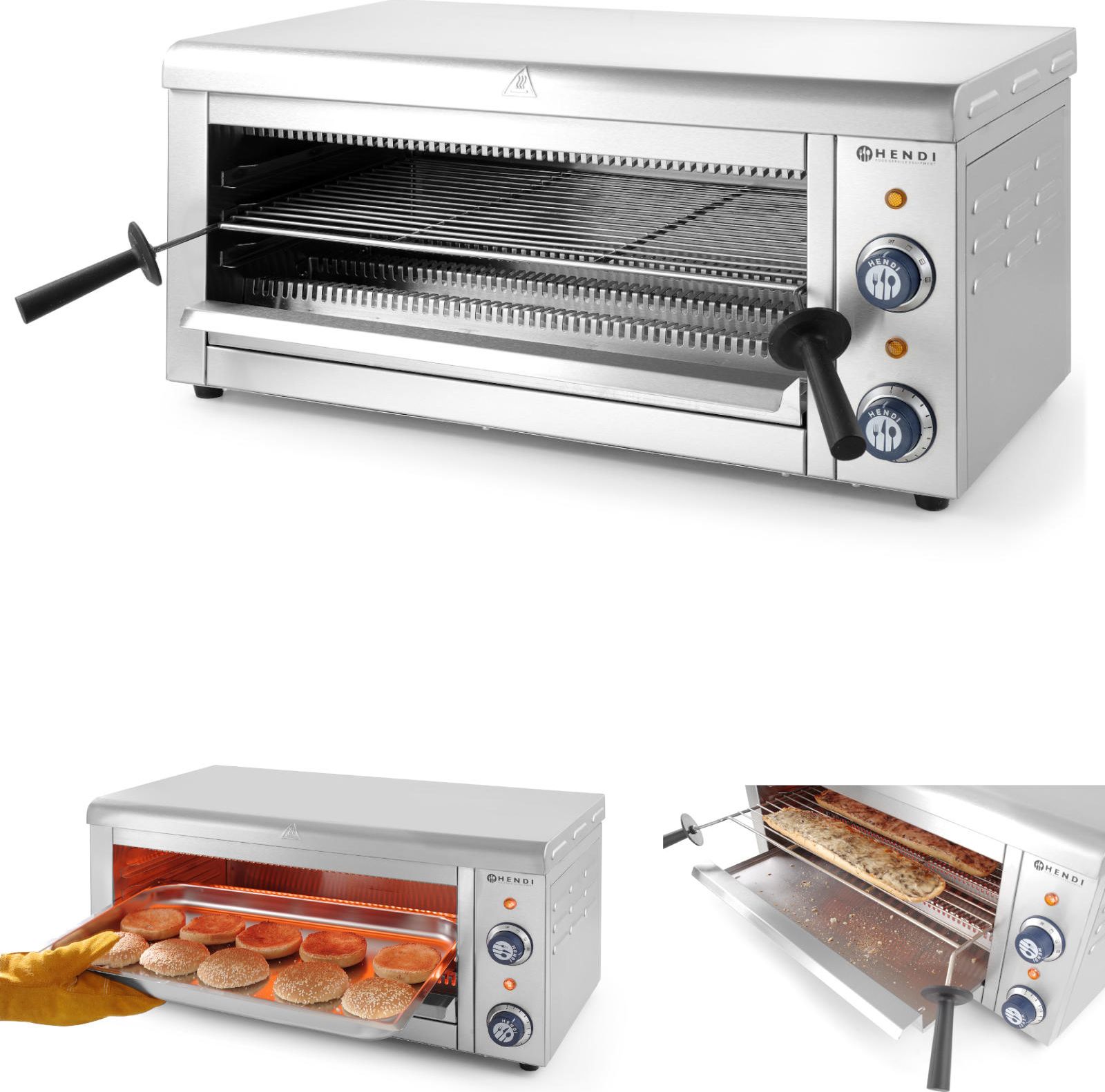 Hendi Opiekacz salamander toster kwarcowy GN 1/1 3645W Opiekacz salamander toster kwarcowy GN 1/1 3645W