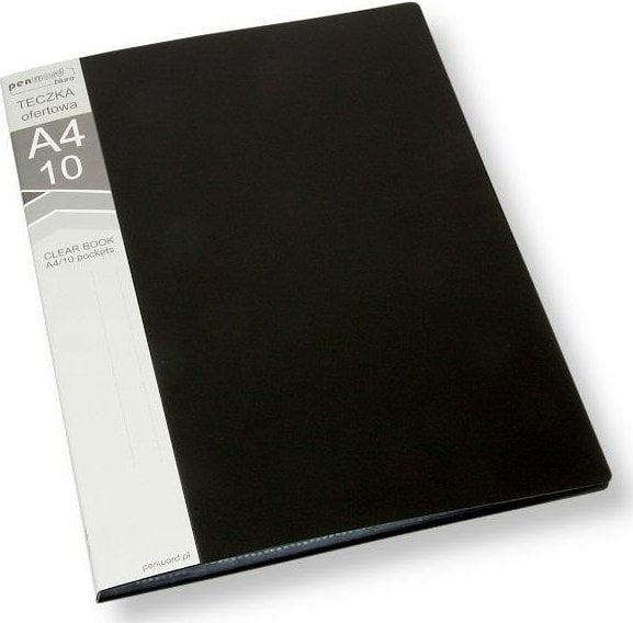 Teczka A4/10 ofertowa czarna