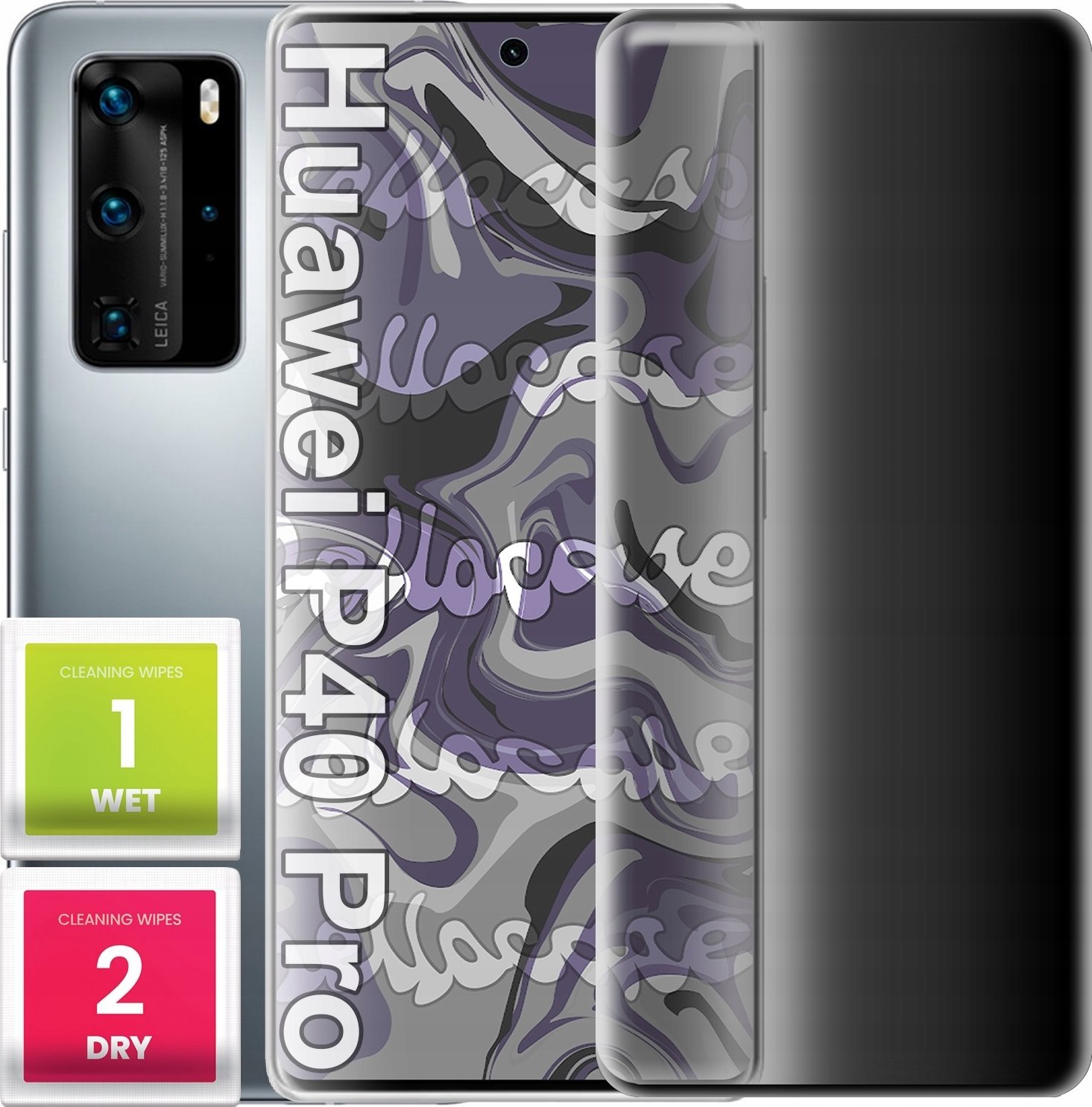 Szkło Hartowane Do Huawei P40 Pro (Curved, Antyszpiegowskie, Ochronne)