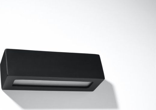 Kinkiet Sollux Kinkiet ceramiczny VEGA czarny