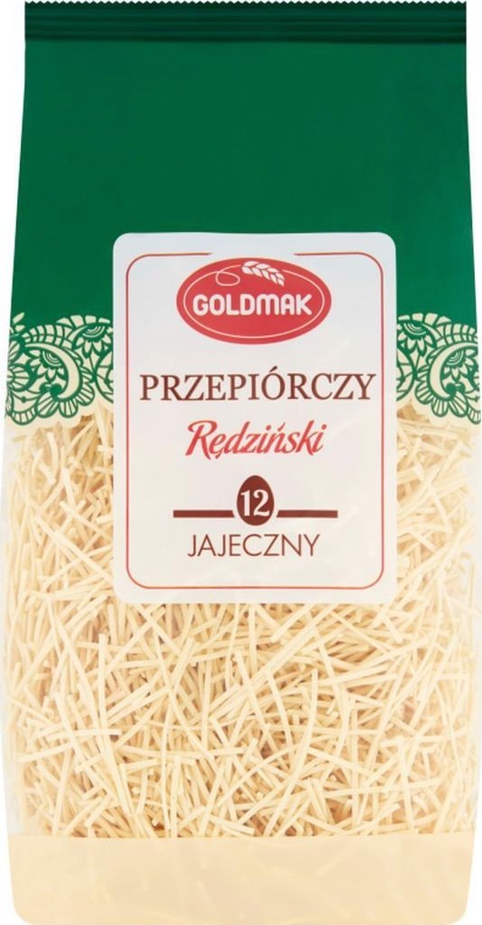 Goldmak Goldmak Makaron Rędziński nitka z 12 jaj przepiórczych 250 g