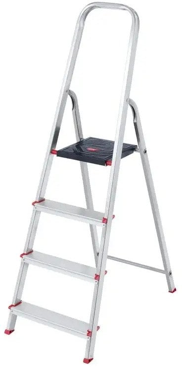 HOUSEHOLD LADDER 4-STEPS ALUM