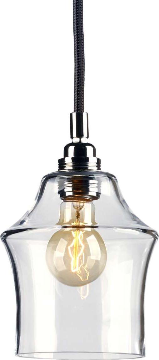 Lampa wisząca KASPA LAMPA wisząca LONGIS II 10134109 Kaspa kulista OPRAWA szklany ZWIS loftowy przezroczysty