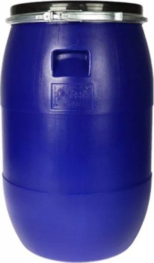 UN BECZKA PLASTIKOWA 85L Z OBRÄCZÄ