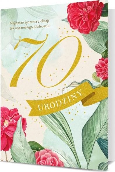 Pan Dragon Karnet B6 70 urodziny K.B6-1907