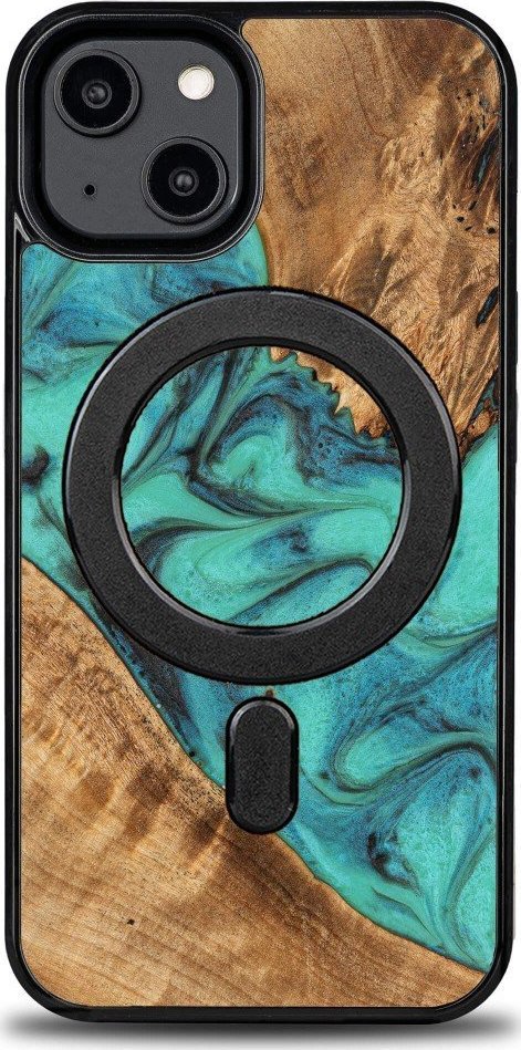 BeWood Etui Bewood Unique na iPhone 14 - Turquoise z MagSafe