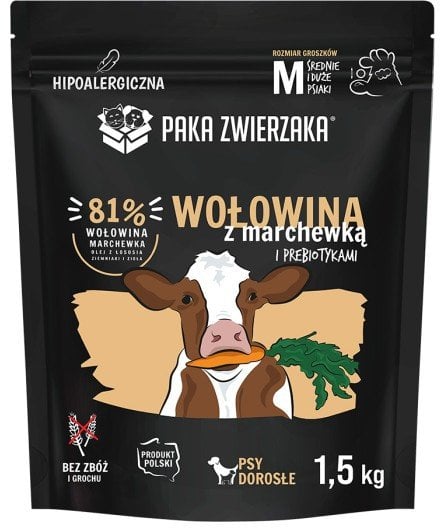 Paka Zwierzaka Seventh Heaven Wołowina z marchewką M 1,5kg