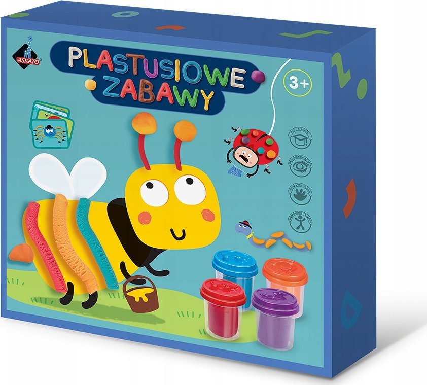 Askato Zestaw Plastusiowe zabawy - Wałkowanie