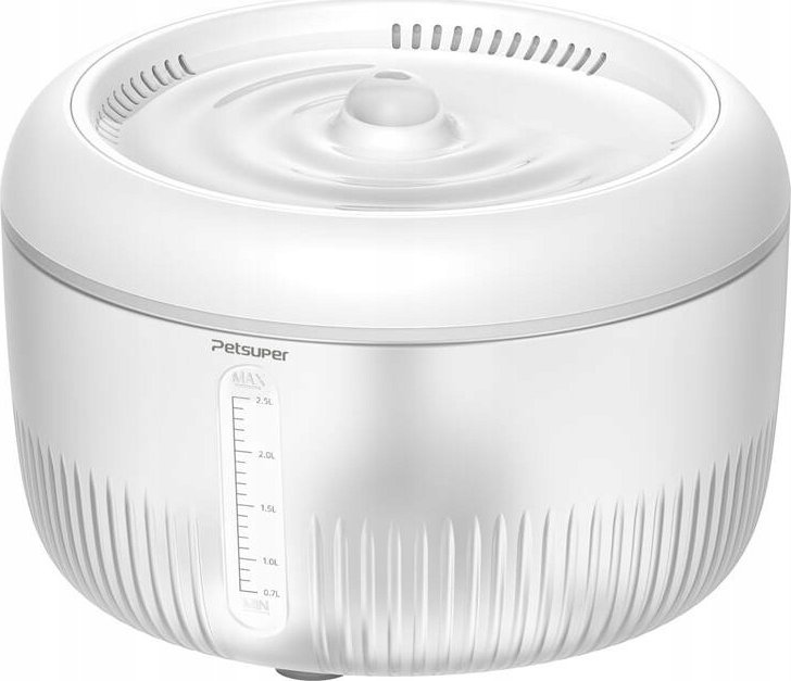 Petsuper Inteligentna fontanna/poidło dla psa i kota Petsuper PW02 2,5L (białe)