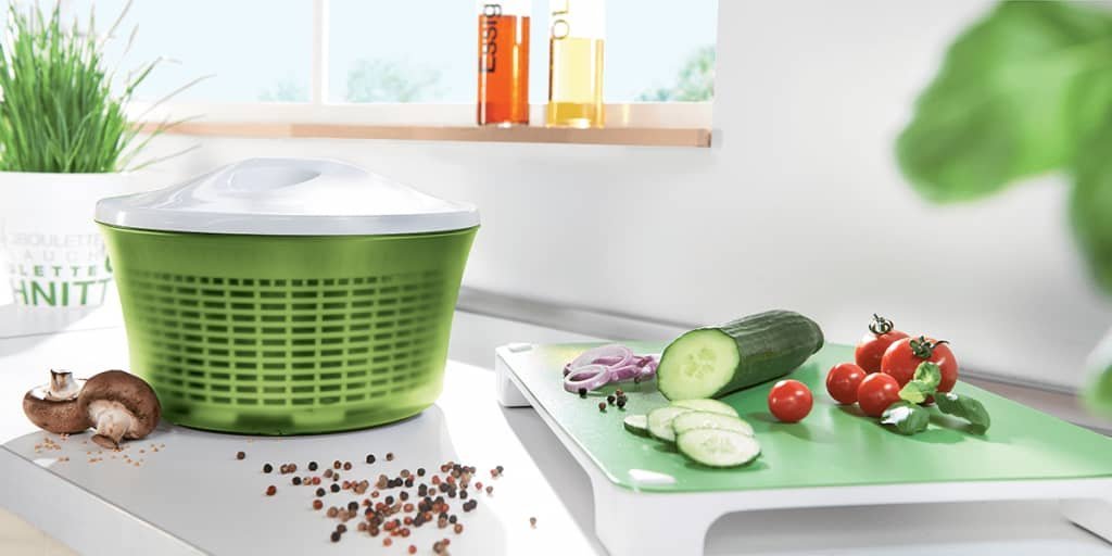 Leifheit Suszarka do sałaty ComfortLine, zielono-biała, 23200