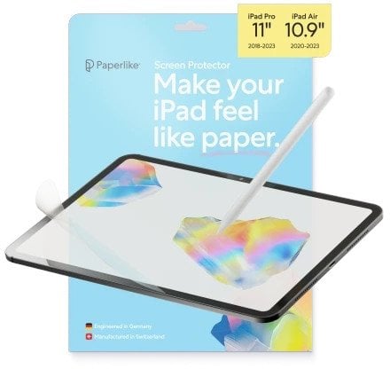Folia ochronna imitująca papier Paperlike 3.0 do Apple iPad Pro 11" 2018 / 2020 / 2021 / 2022 / Air 10.9" 2020 / 2022 [2 PACK]