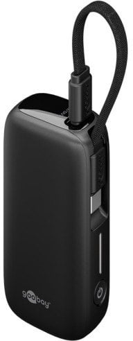 Powerbank 5 000 mAh ze wbudowanym kablem USB-C