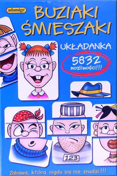 Adamigo Układanka Buziaki Śmieszaki (5673)