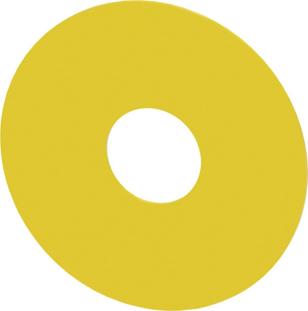 Siemens Etykieta samoprzylepna żółta śr. zew. 75mm śr. wew. 23mm bez inskrypcji 3SU1900-0BC31-0AA0