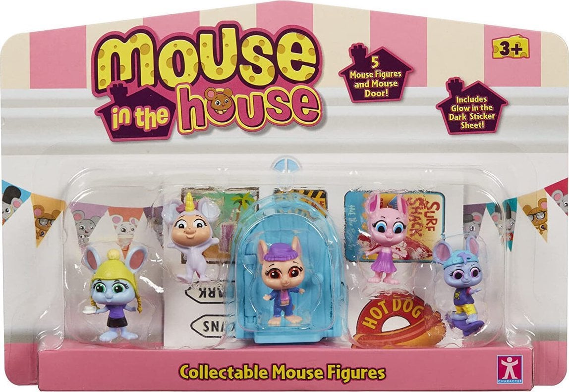 Figurka Piatnik MOUSE IN THE HOUSE MOUSE 5 PACK ASS CDU