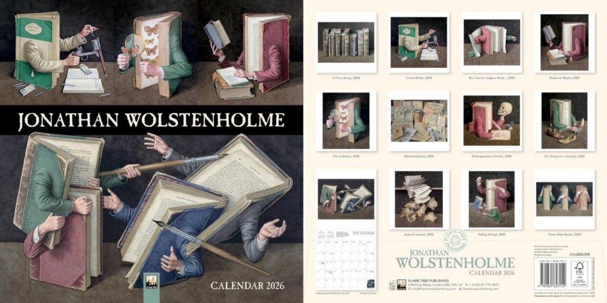 Kalendarz 2026 ścienny Jonathan Wolstenholme