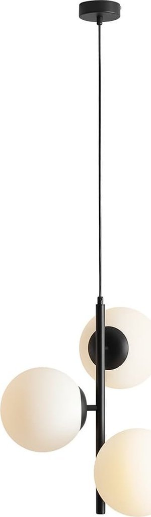 Lampa wisząca Aldex Lampa wisząca do jadalni Fin 1120E1_M Aldex szklane molekuły czarna