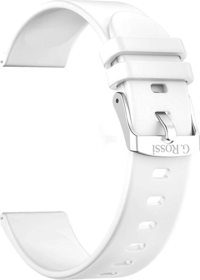 Gino Rossi Pasek silikonowy do Smartwatch SW010 BIAŁY GR22-5