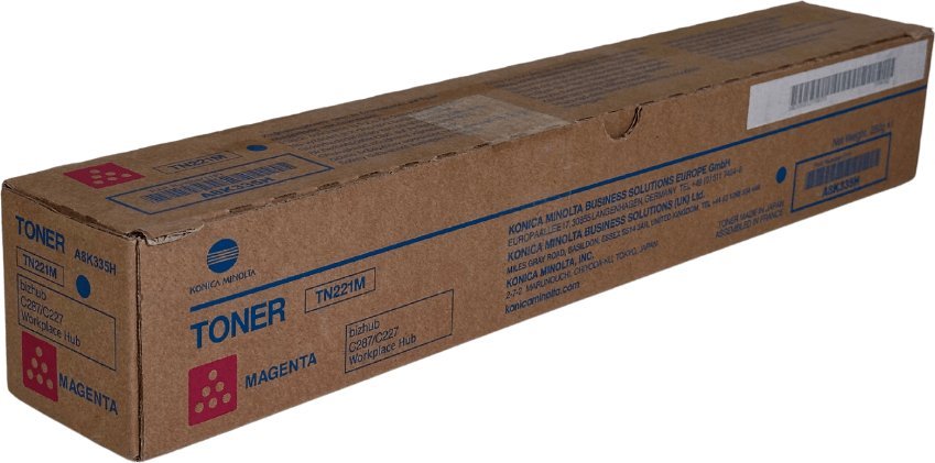 Toner Konica Minolta TN-221 A8K335H 10,5 tys. M Oryginał mały