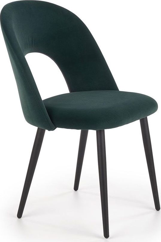 Elior Minimalistyczne krzesło tapicerowane Getti - zielony