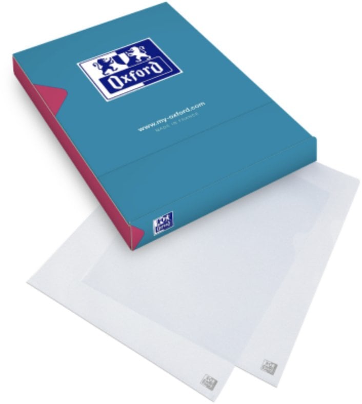 Oxford Sichthüllen Standard A4 PP 012 mm genarbt 100Stk