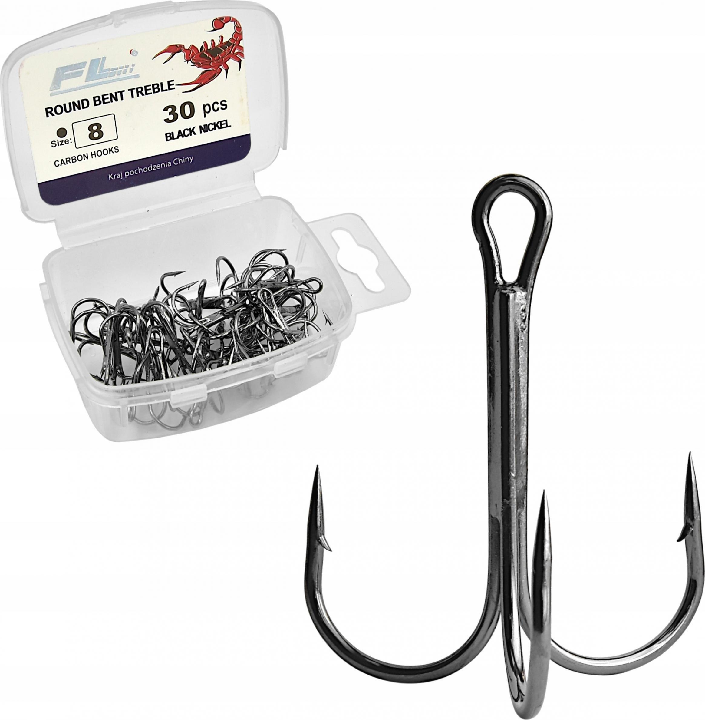 FL 30 x Super Mocne Kotwice kotwiczki r 8 B. Nickel