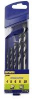 Wiertło Irwin do betonu walcowe 4 5 6 10 8mm zestaw (10501917)