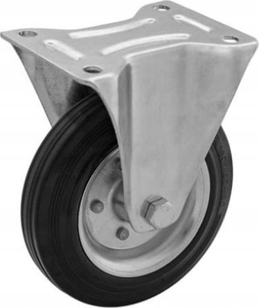 Pyramis Zestaw stały koło stałe stalowo-gumowe o średnicy 75 mm
