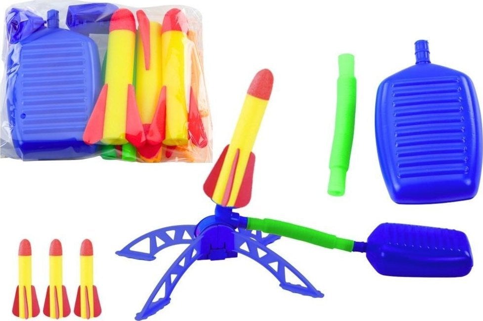 Wyrzutnia rakiet piankowych niebieska