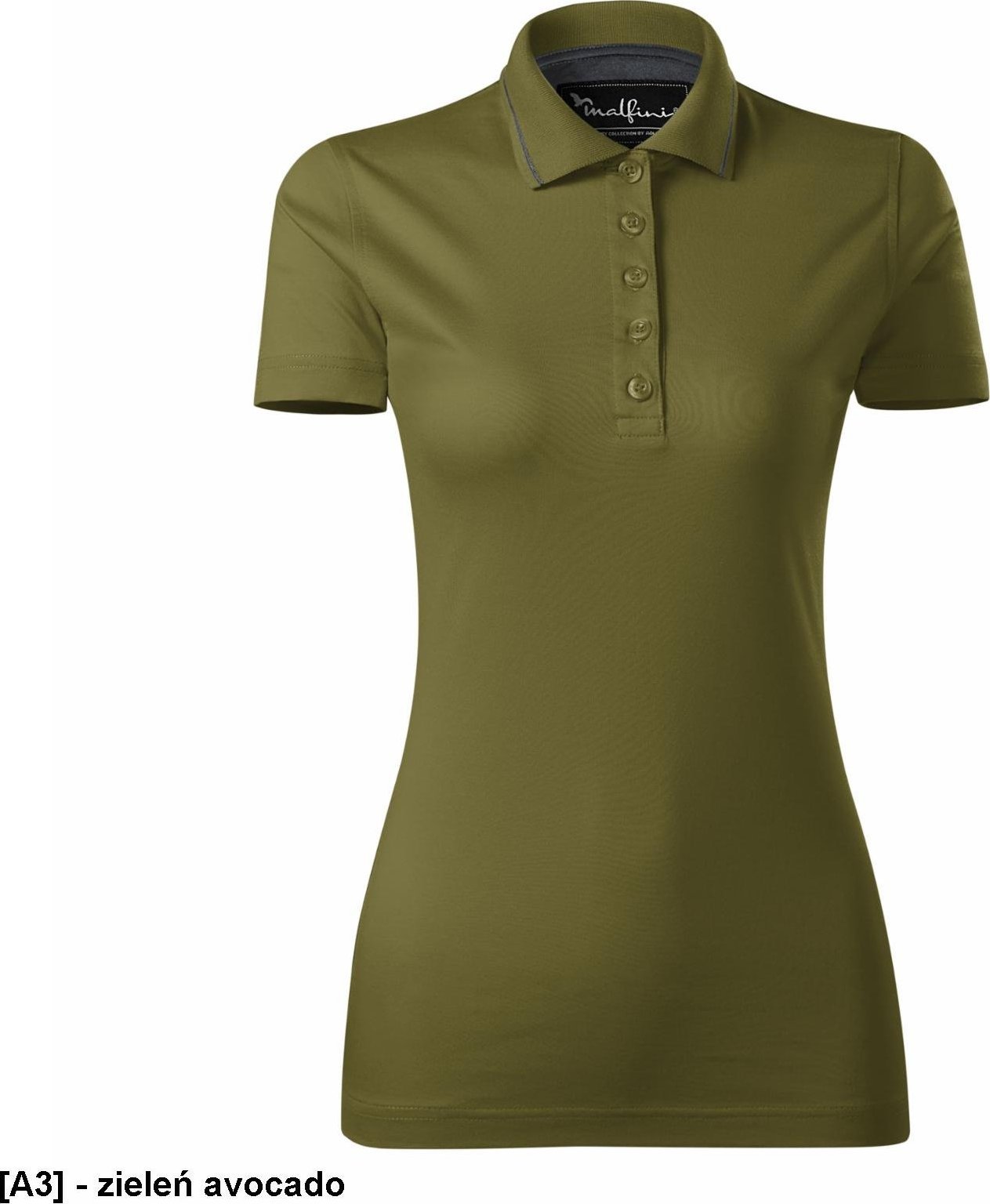 MALFINI Grand 269 - ADLER - Koszulka polo damska, 160 g/m, 100% bawełna, - zieleń avocado L
