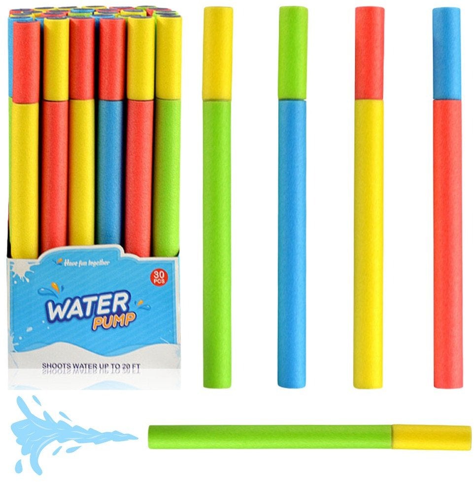 Broń Na Wodę Wyrzutnia Wody Strzykawka Piankowa Kolorowa EDUKAMP