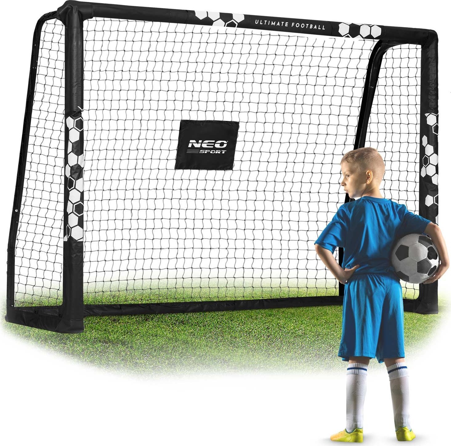 Triton Bramka do piłki nożnej 180 x 120 x 60 cm NS-462 Hexagon