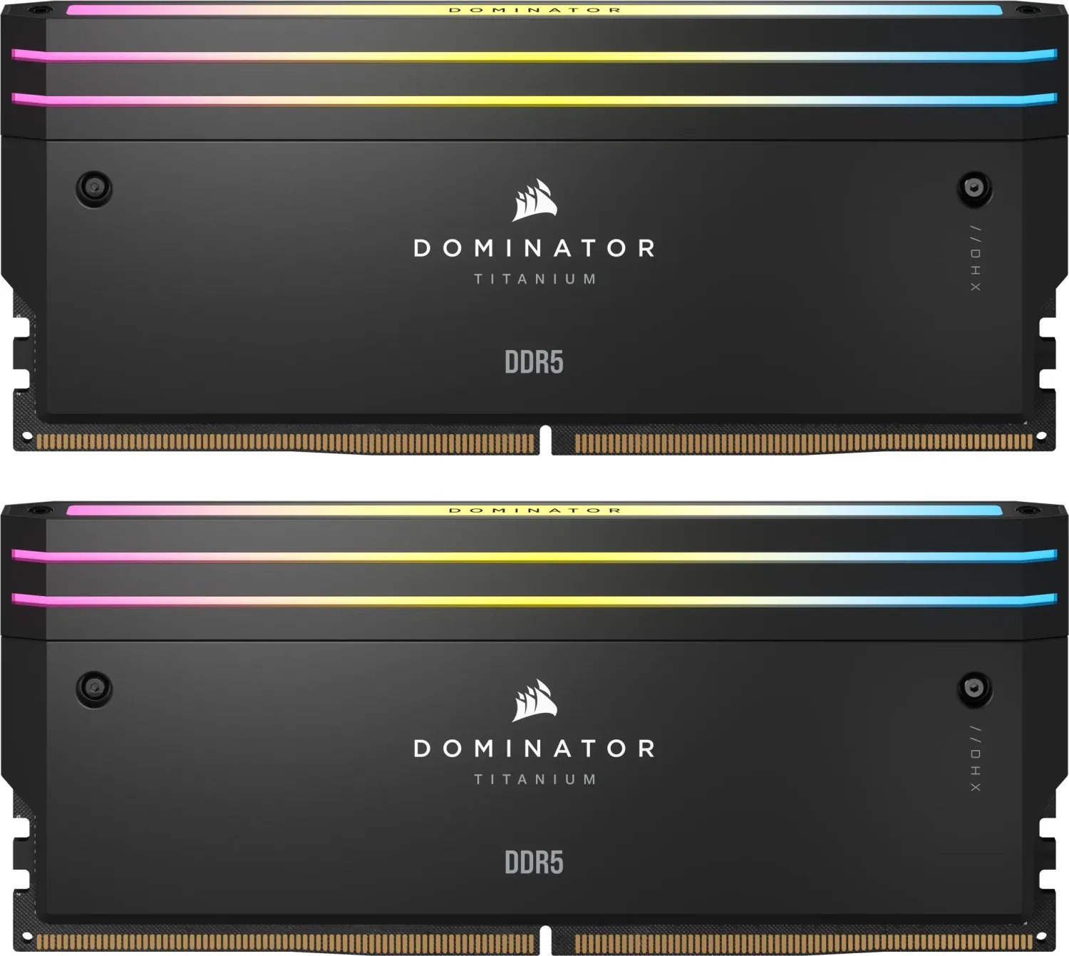 Pamięć Corsair Dominator Titanium RGB, DDR5, 64 GB, 6400MHz, CL32 (CMP64GX5M2B6400C32)