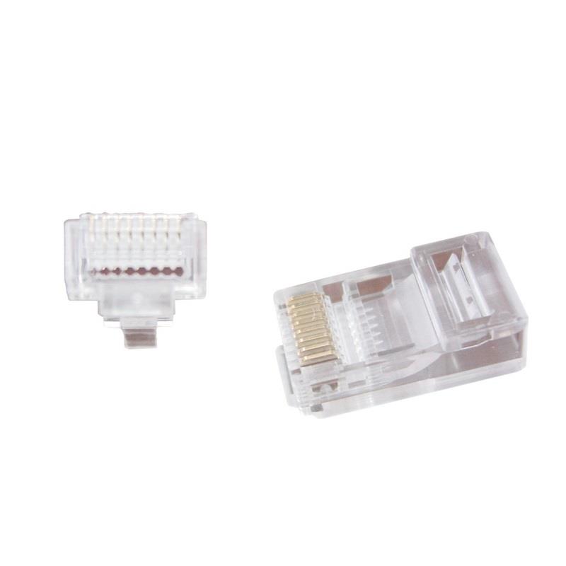 Gembird wtyk RJ45, przelotowy, UTP, kat. 5e, 8P8C, 50-pak (LC-PTU-01/50)