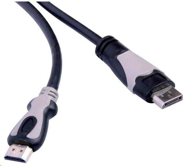 Kabel PremiumCord DisplayPort - HDMI 1m czarny (kportadk01-01)