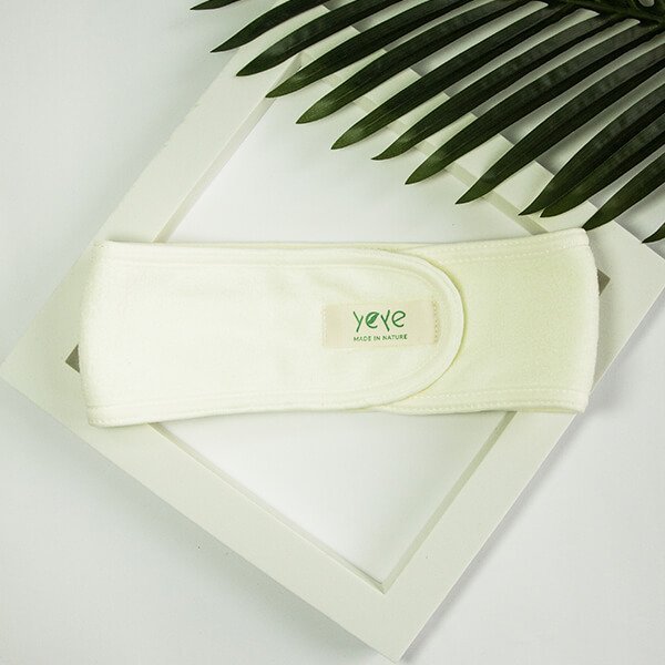 Opaska kosmetyczna z pnączy bambusa ecru Yeye