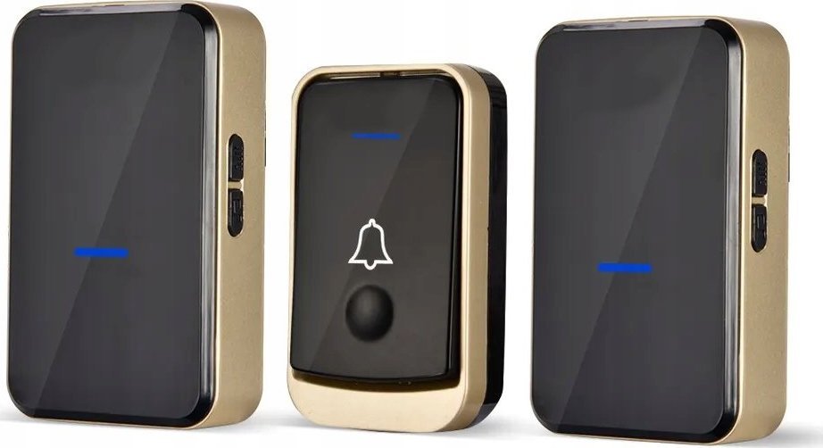 Spreest Dzwonek bezprzewodowy do drzwi + 2xOdbiornik IP44