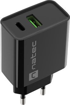 Ładowarka Natec Ribera 1x USB-A 1x USB-C 3 A (NUC-2062)
