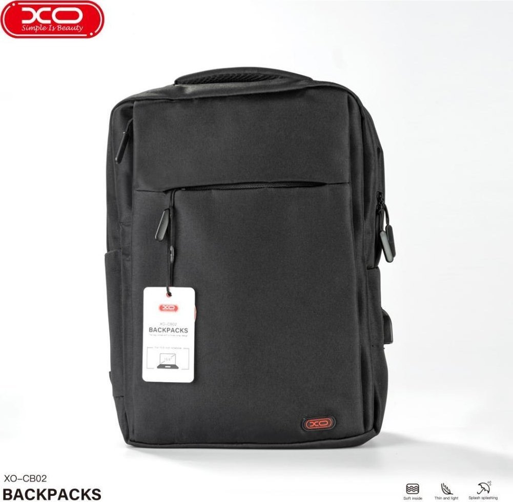 Plecak XO XO laptop backpack CB02 15,6', black