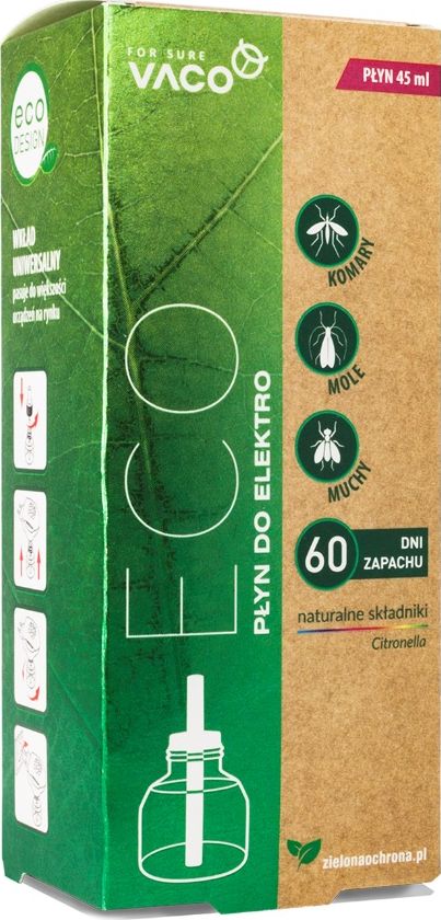Vaco Eco Płyn do elektro na owady z olejkami eterycznymi Citronella 45ml