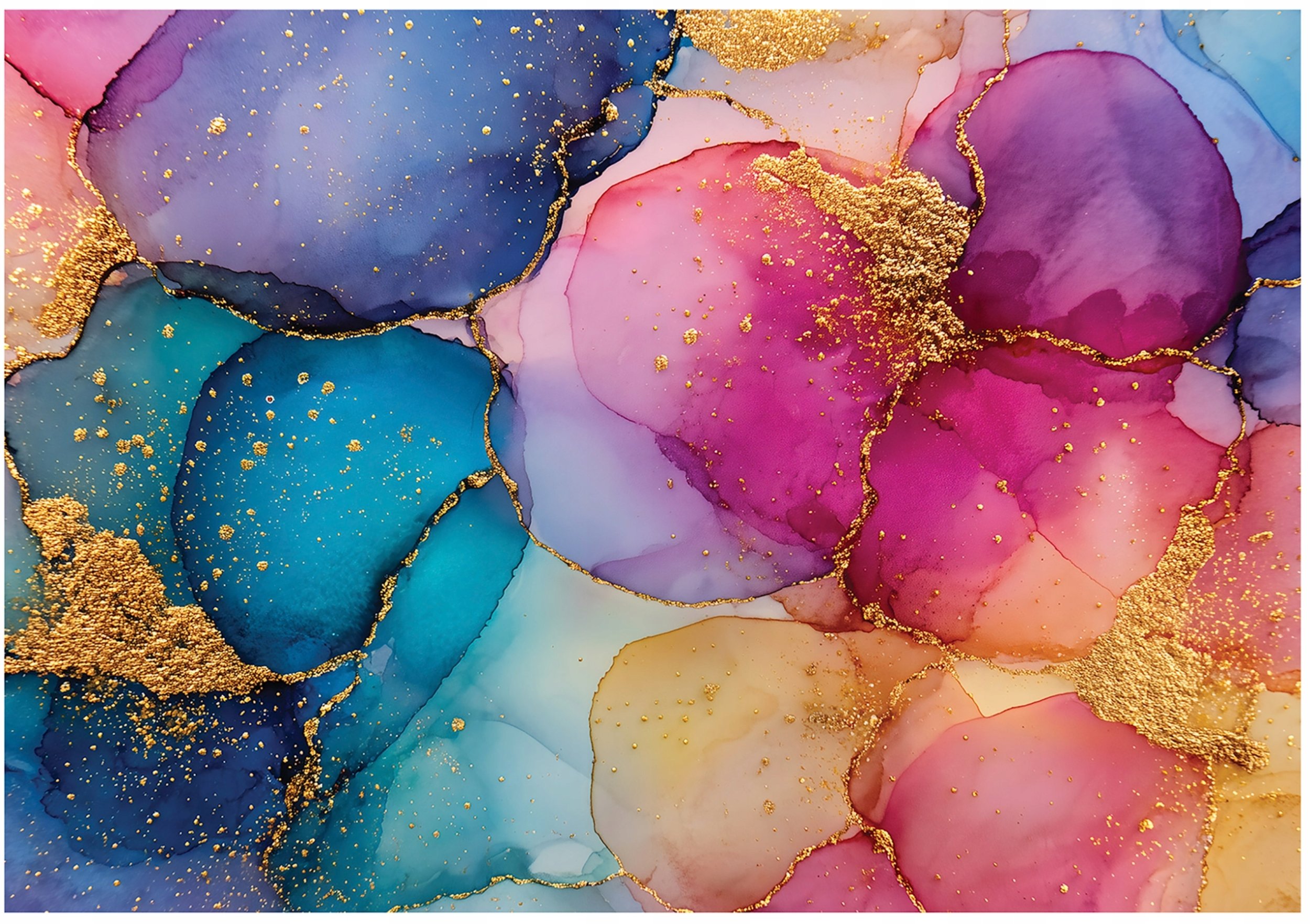 Fototapeta Na Flizelinie Abstrakcja Akwarela Do Sypialni Salonu 250x175