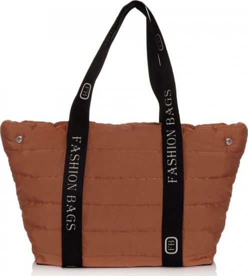 Solome DAMSKA TOREBKA PIKOWANA WOREK SOLOME CIEMNO BEŻOWA