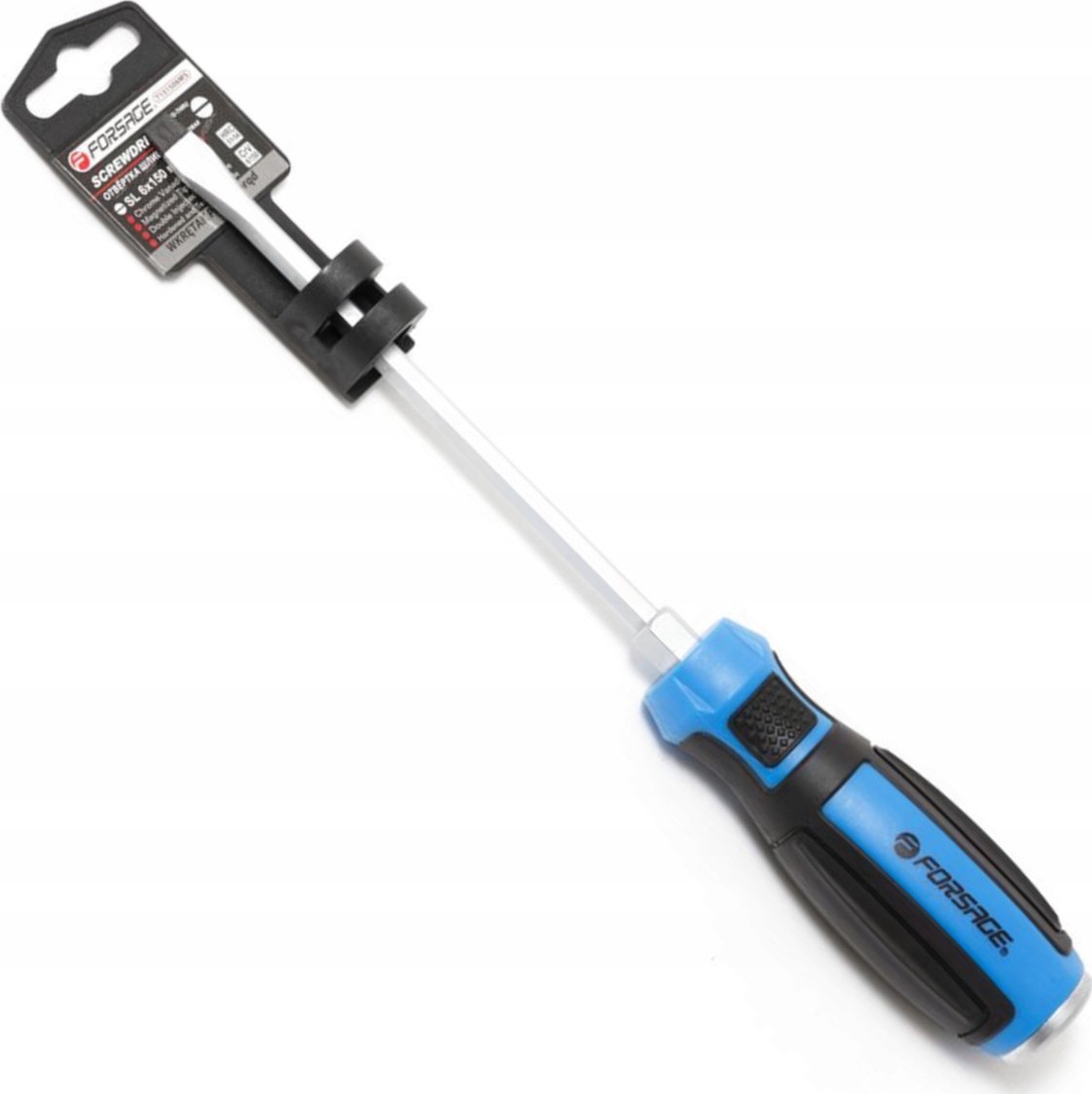 Forsage Śrubokręt szczelinowy siłowy magnetyczny "Profi" S2 SL6.5x125mm,