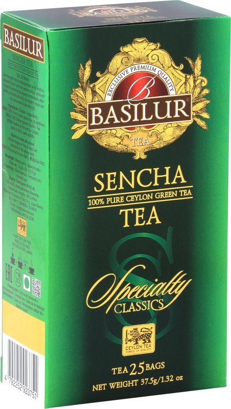 Basilur Herbata zielona Sencha 25 torebek