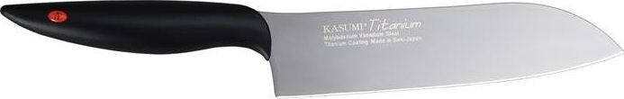 Kasumi Nóż Santoku kuty Titanium dł. 18 cm