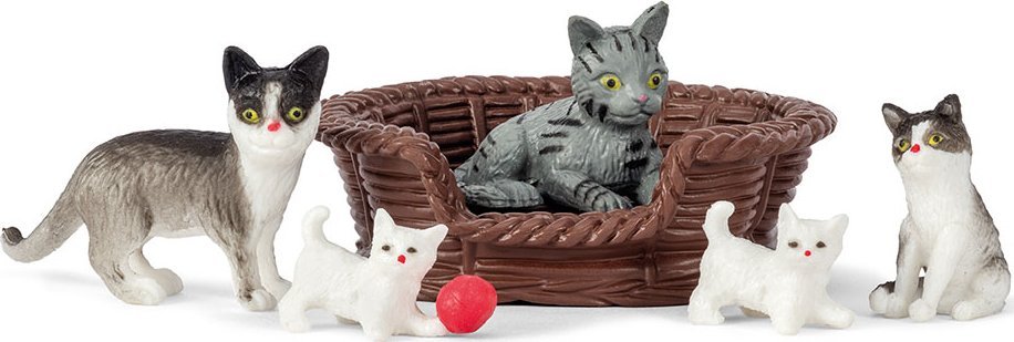 Micki Rodzina Kotów do domku dla lalek Lundby