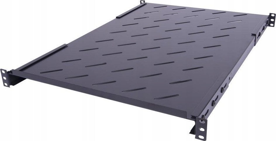 TKH Półka regulowana 19 cali 1U gł. 650-810mm mocowanie w 4 punktach CCAS-P-650