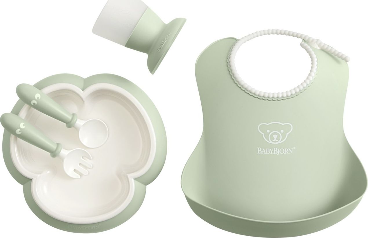 BabyBjorn BABYBJORN - Baby Dinner Set - Powder Green