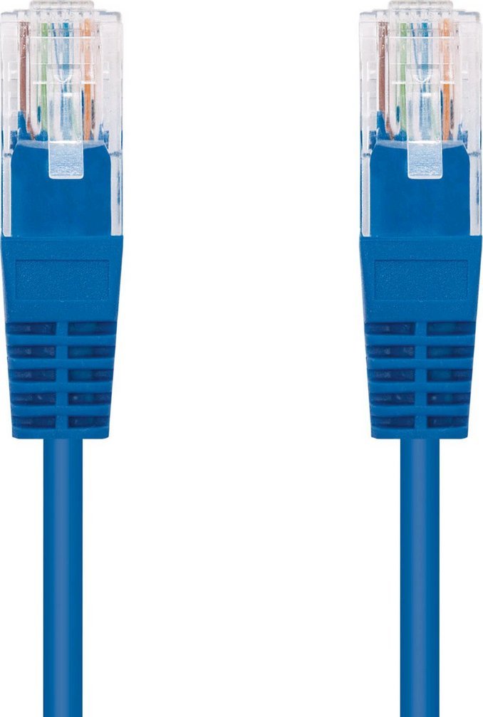 C-Tech C-TECH kabel patchcord Cat5e, UTP, modrá, 0,5m